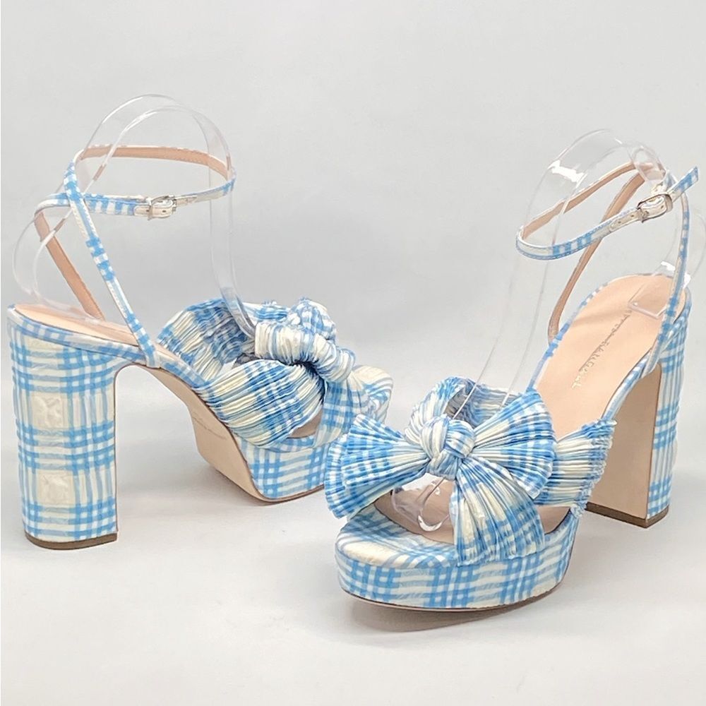 Loeffler Randall Natalia Knotted Platform Sandals size 9.5
